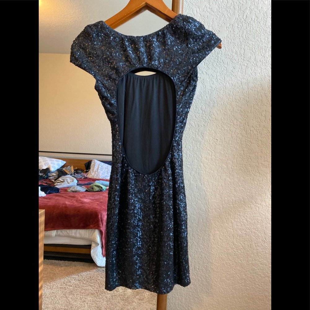 Dress the population sequin dress